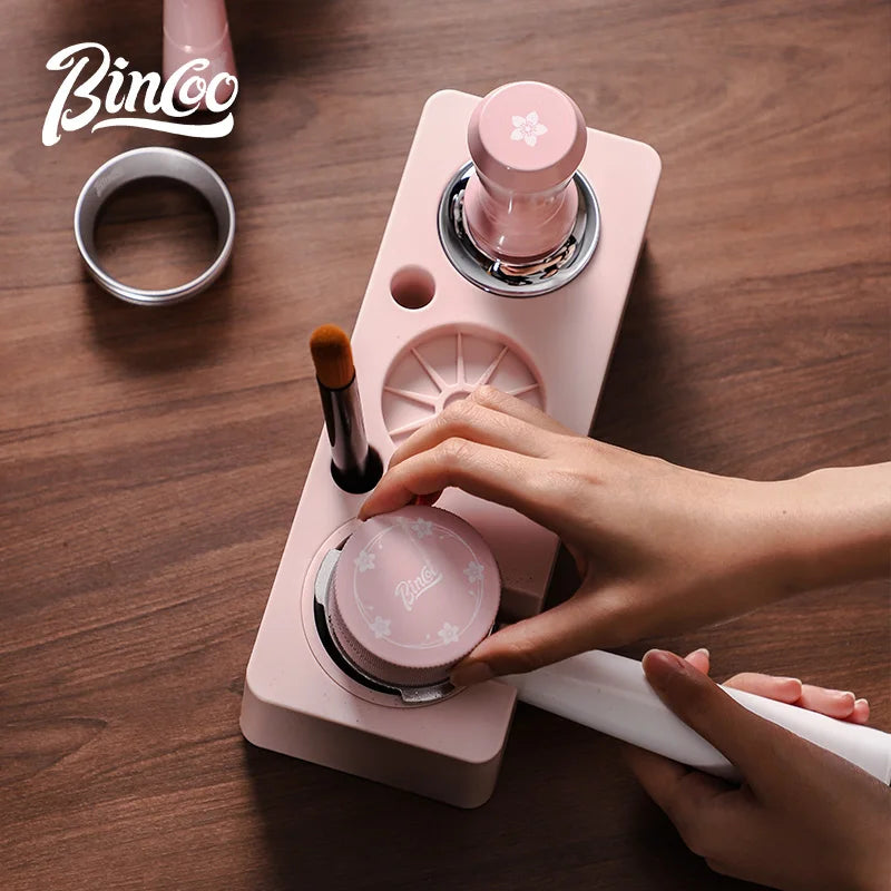 Bincoo Tamping Station 51/58mm Espresso Tamper Stand & Leveler Espresso Tamping Station Qst