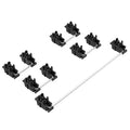 Plate Mount Keyboard Stabilizers V3 Pre-Clipped | Qme Keyboard Stabilizers Qme V3 B 4x2u 1x6.25u