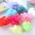 Exfoliating Bath Puff Sponge Mesh Shower Scrubber 10 Pack Bath Puff Scrubber Qme 10Pcs Random Color