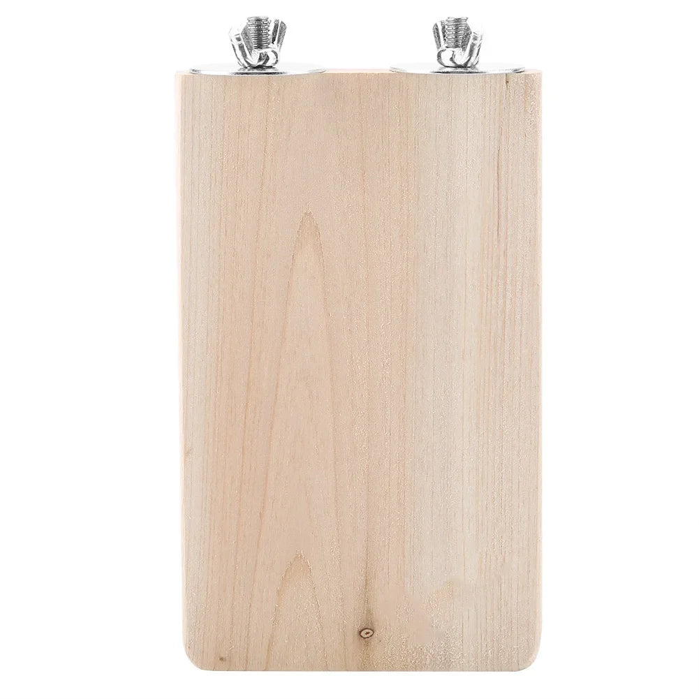 Natural Wood Climbing Platform Toy – Hamster & Guinea Pig Small Pet Climbing Toy Qme