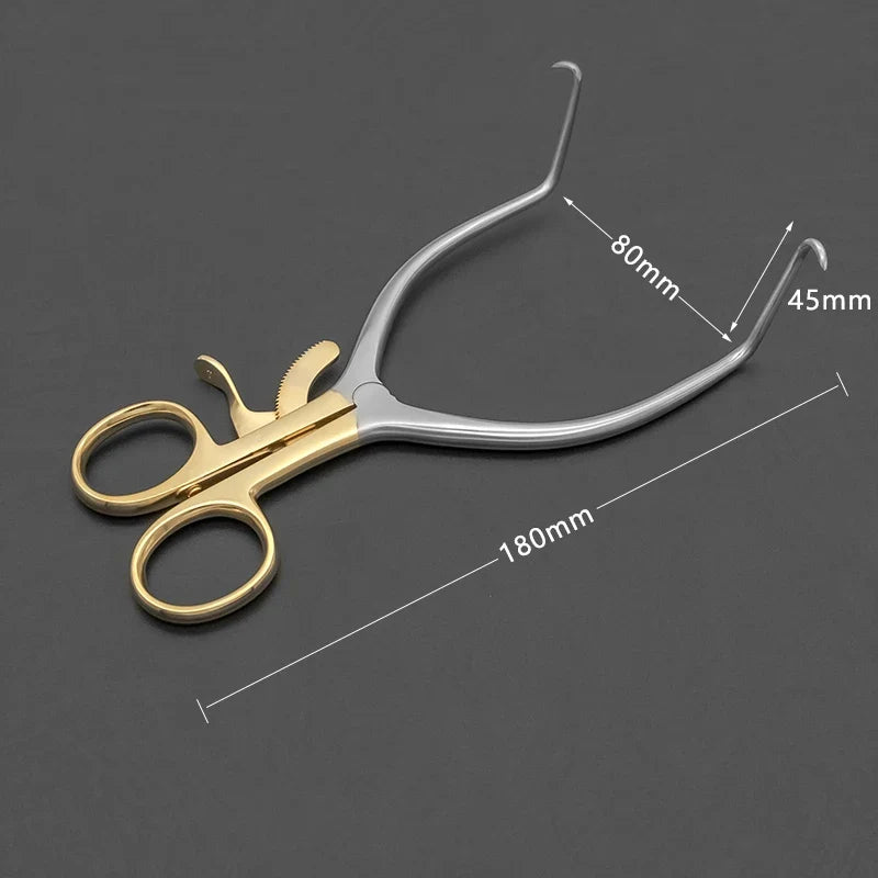 Titanium Steel Mastoid Skin Retractor – Adjustable Multi-Hook Surgical Retractor Qme