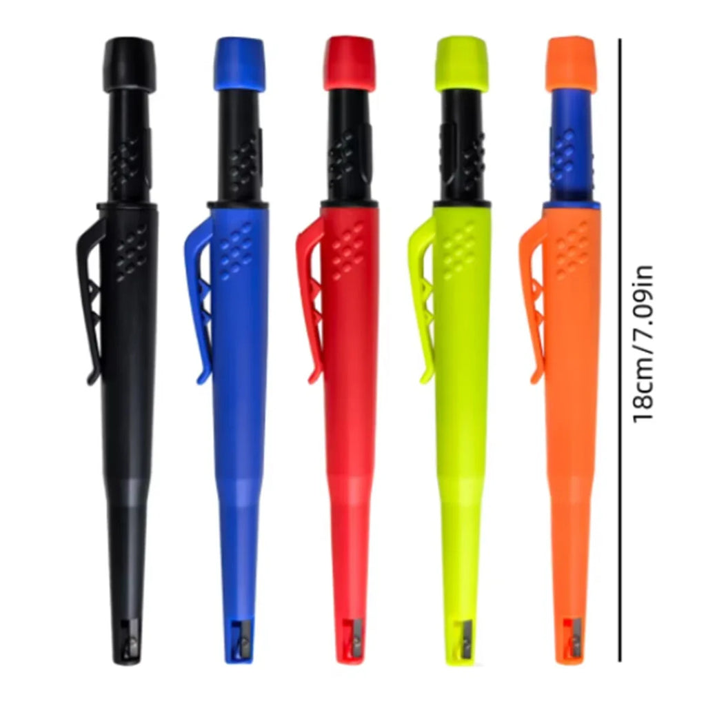 Carpenter Mechanical Pencil with Refills & Built-In Sharpener Mechanical Pencil Qme