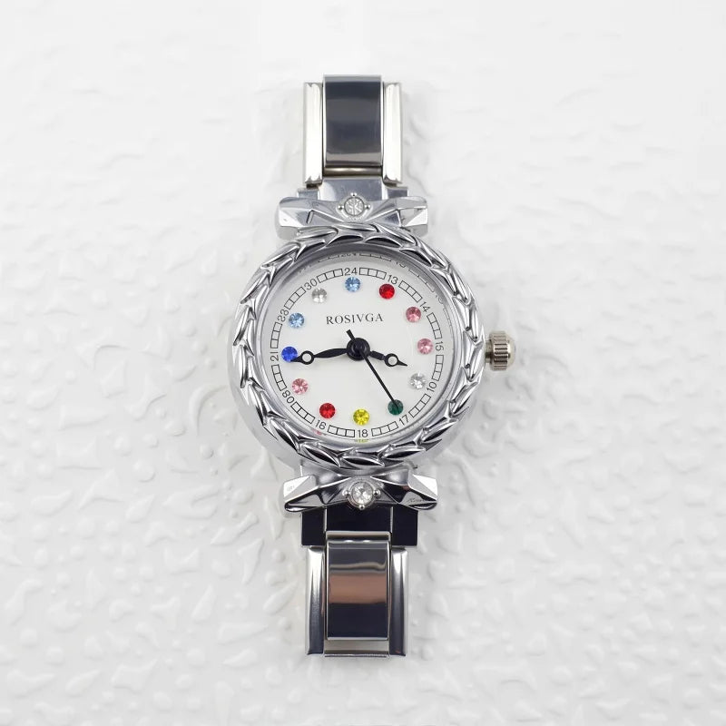 Stainless Steel Watch Case Header | Round & Square | 5 Colors Watch Case Header Qme Style 1