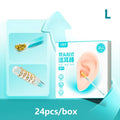 Reusable Silicone Ear Swab Double-Headed Earwax Cleaner Ear Cleaning Tool Qme Large