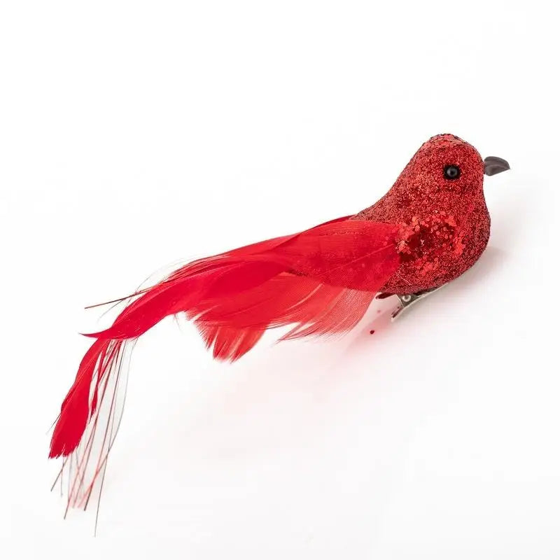 Glitter Artificial Bird Foam Feather Mini Models | DIY Craft Decor Decorative Bird Figurine Qme