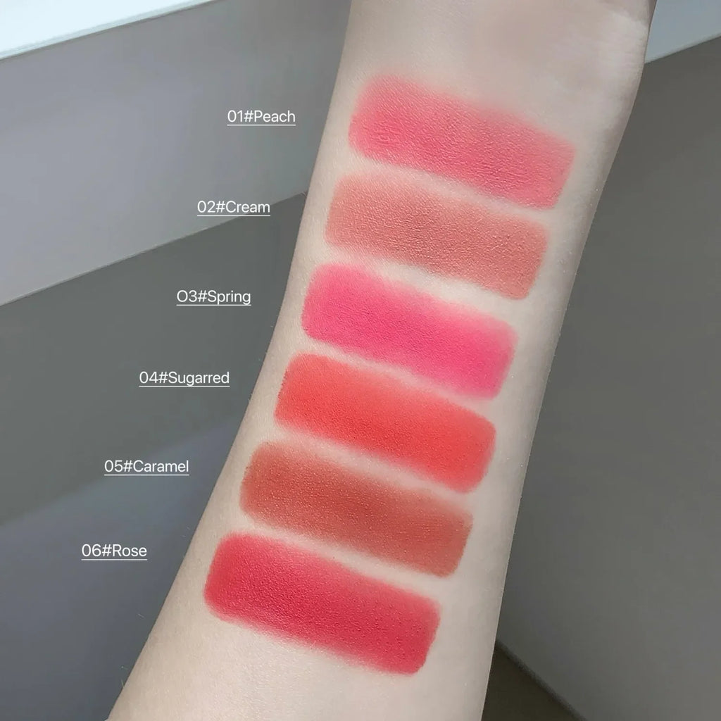 SHAQINUO Lip & Cheek Mud Lipstick – Matte Dual-Purpose Dual-Purpose Lip Stick Qme