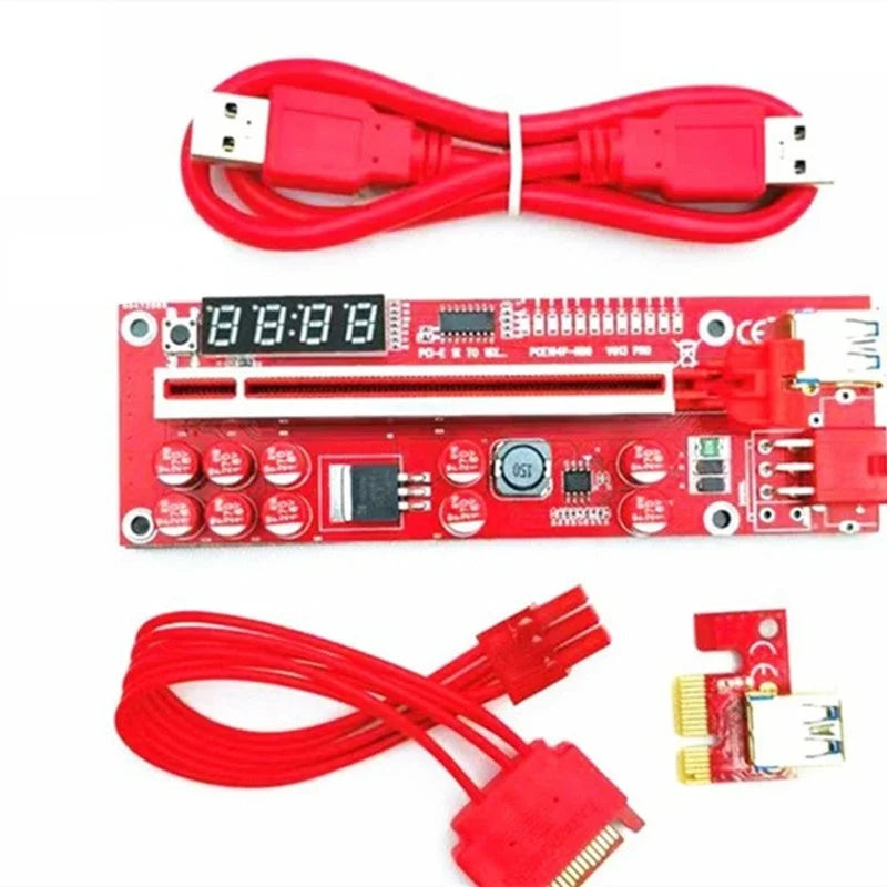 PCIe x1 to x16 GPU Extension Cable V013PRO | Digital Display PCIe Riser Cable Qme Default Title