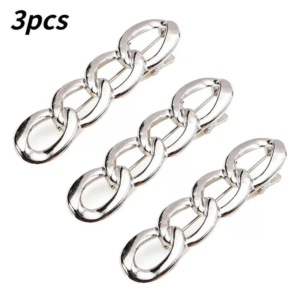 4-in-1 No-Sew Alloy Waist Adjust Snap Buckle – Jeans & Dresses Waistband Snap Fastener Qme Silver 3PCS