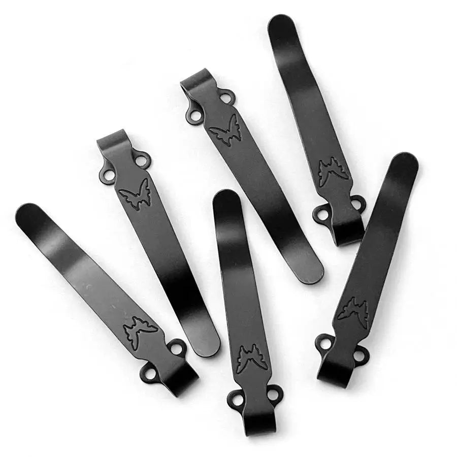 Swayboo Black Carbon Fiber EDC Pocket Knife Clip – Universal Knife Clip Qst