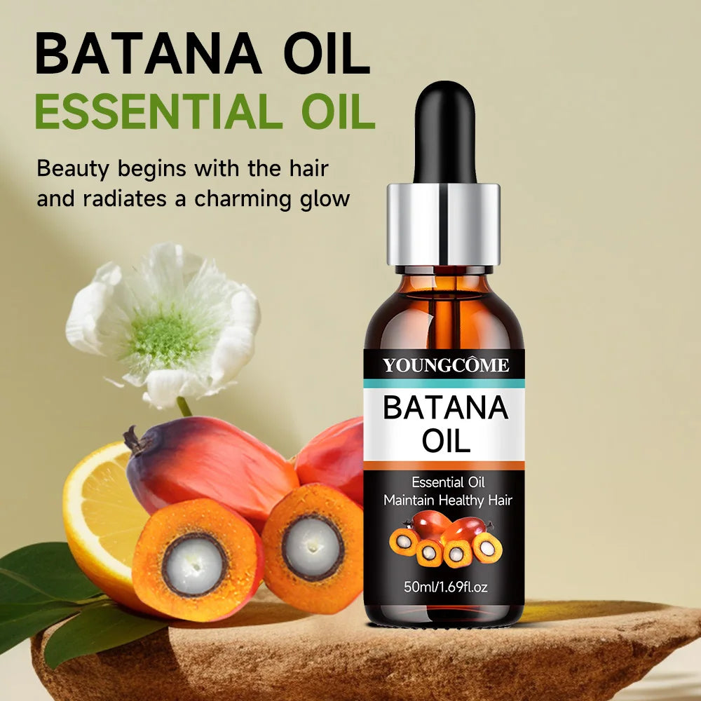 YOUNGCOME Batana Hair Oil – Deep Conditioner All Hair Types Hair Care Oil Qst