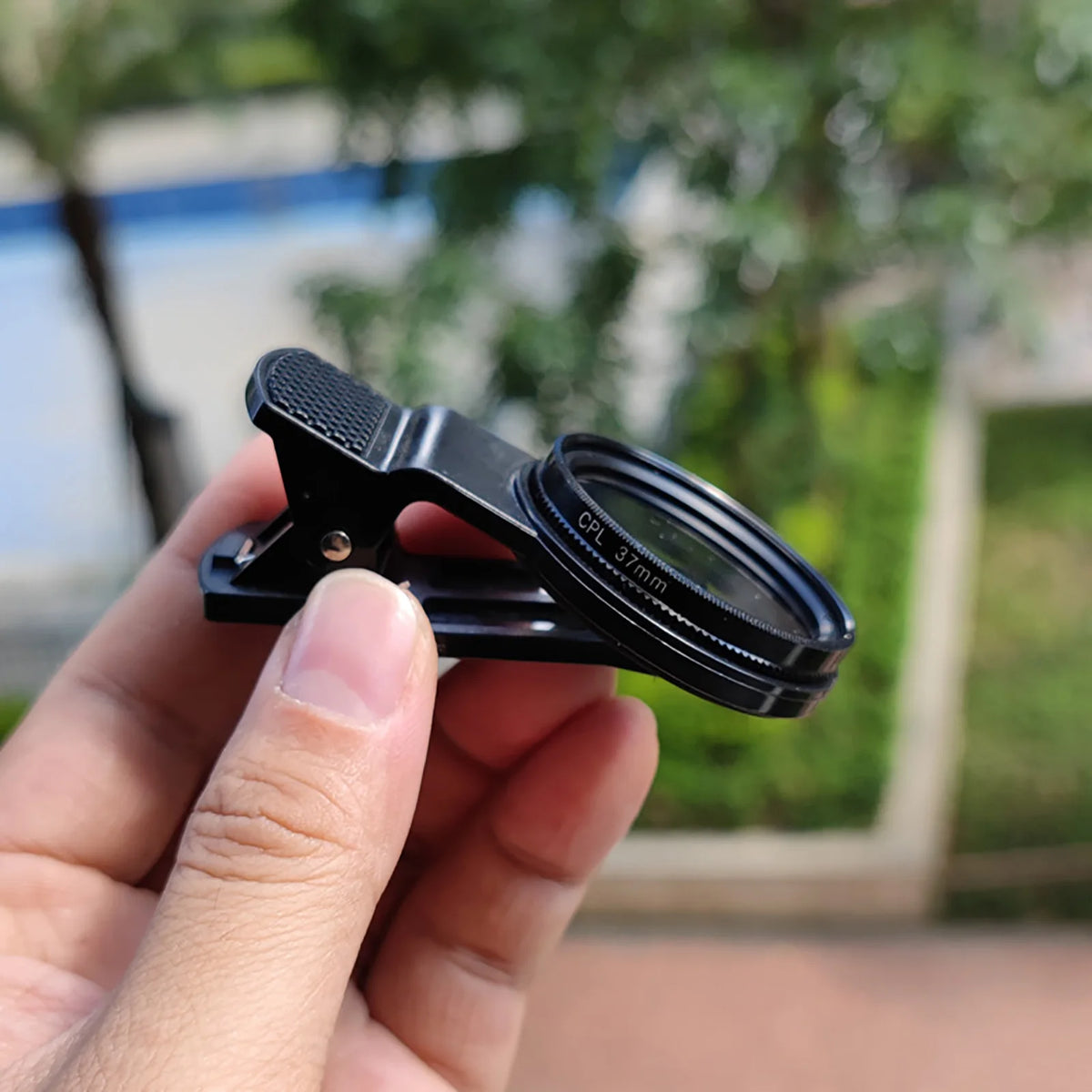 37mm CPL Clip-On Circular Polarizer Filter for Smartphones Phone Camera Filter Qst
