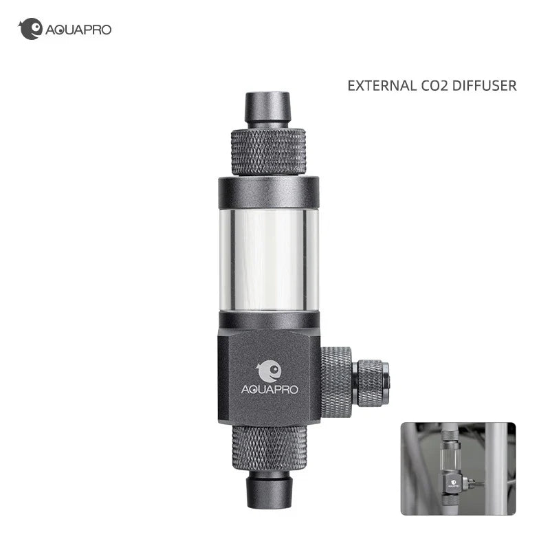 AQUAPRO External CO2 Atomizer Diffuser for Planted Aquariums CO2 Aquarium Diffuser Qme