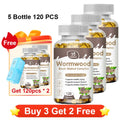 YIMIDUK Wormwood & Black Walnut Capsules 8050mg | Gut Health Herbal Supplement Qst 5x120pcs Best Offers