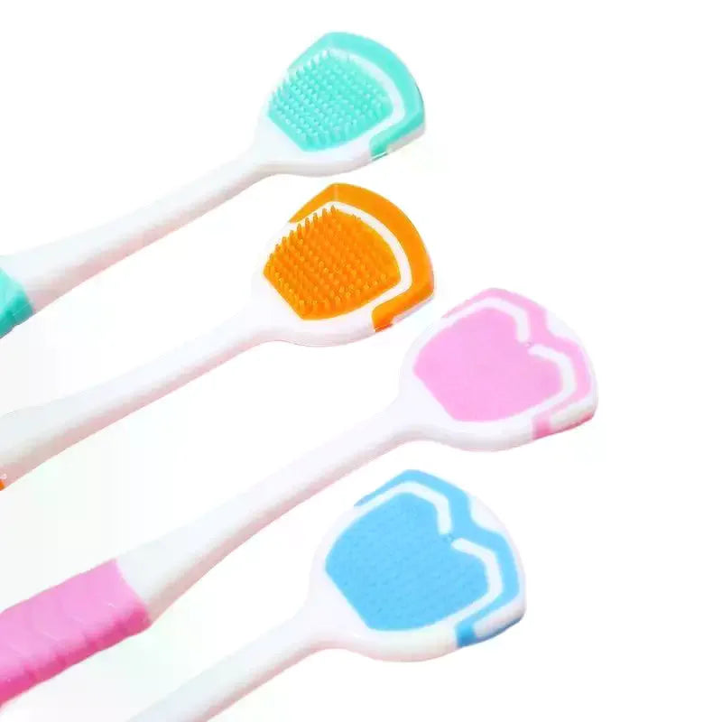 Food-Grade Silicone Tongue Scraper – Gentle Oral Care Tool Tongue Scraper Qme