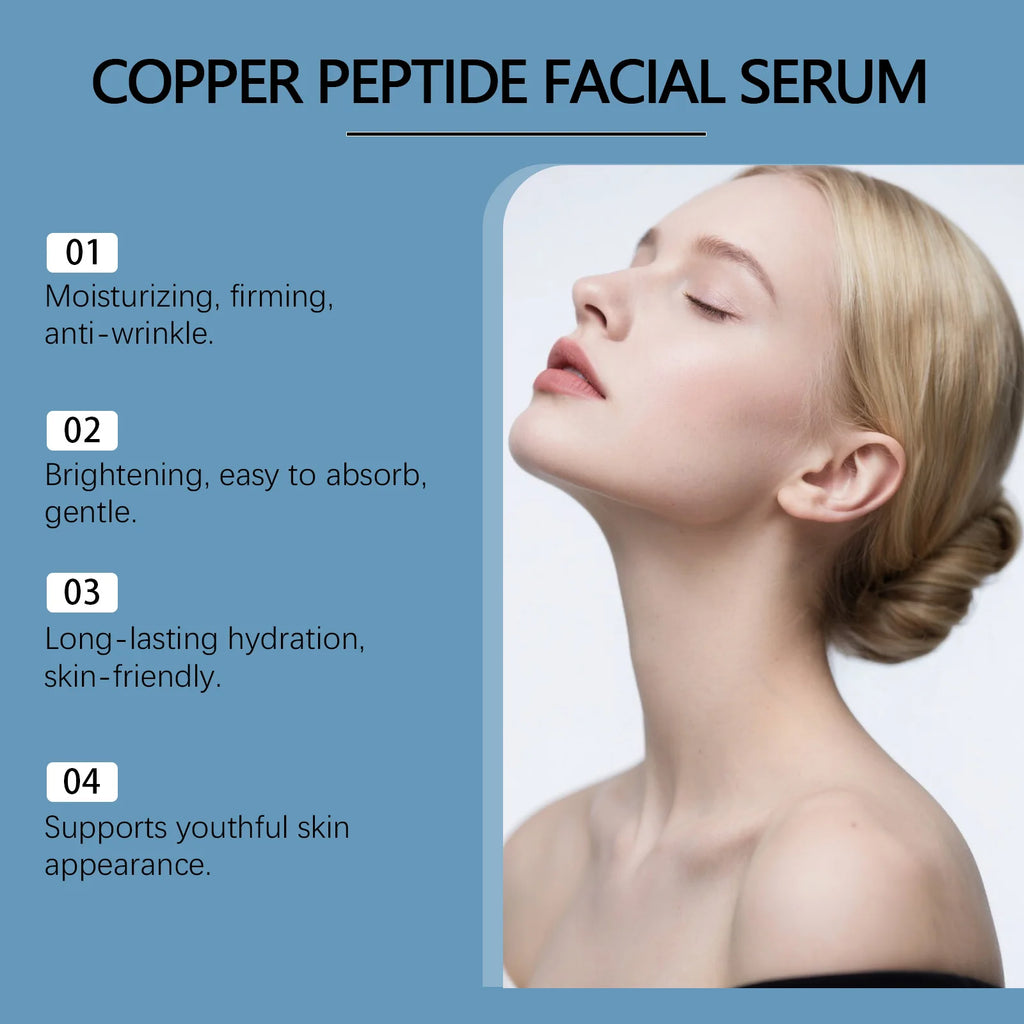 Hoygi GHK-Cu Copper Peptide Facial Serum – Daily Moisturizer Copper Peptide Face Serum Qst