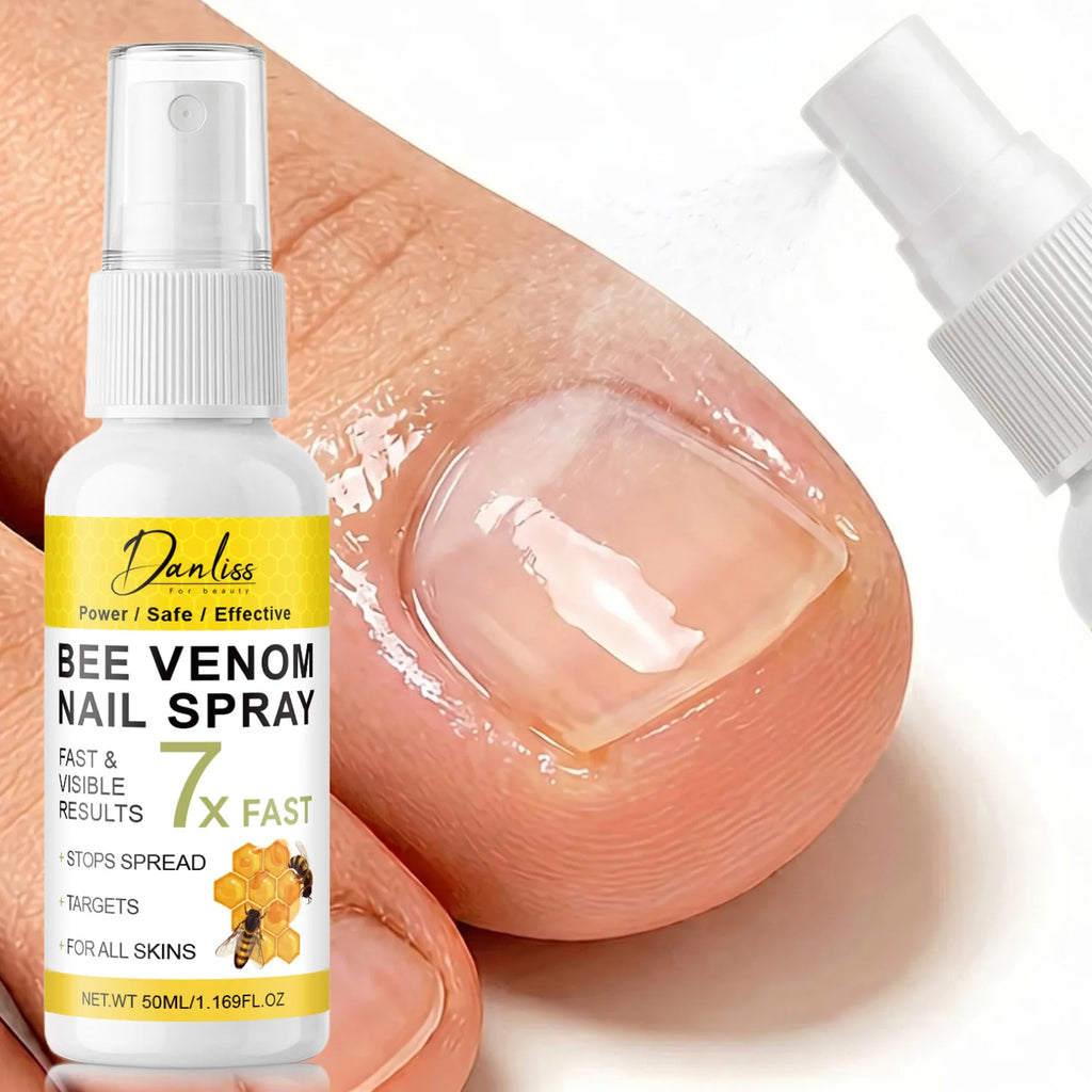 Bee Venom Nail Spray – Strengthen & Hydrate Nails Daily 50ml Nail Care Spray Qst