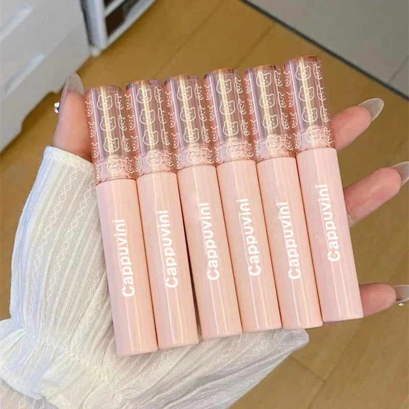 Mirror Water Lip Gloss – Cherry Pink Waterproof & Moisturizing Lip Gloss Qme