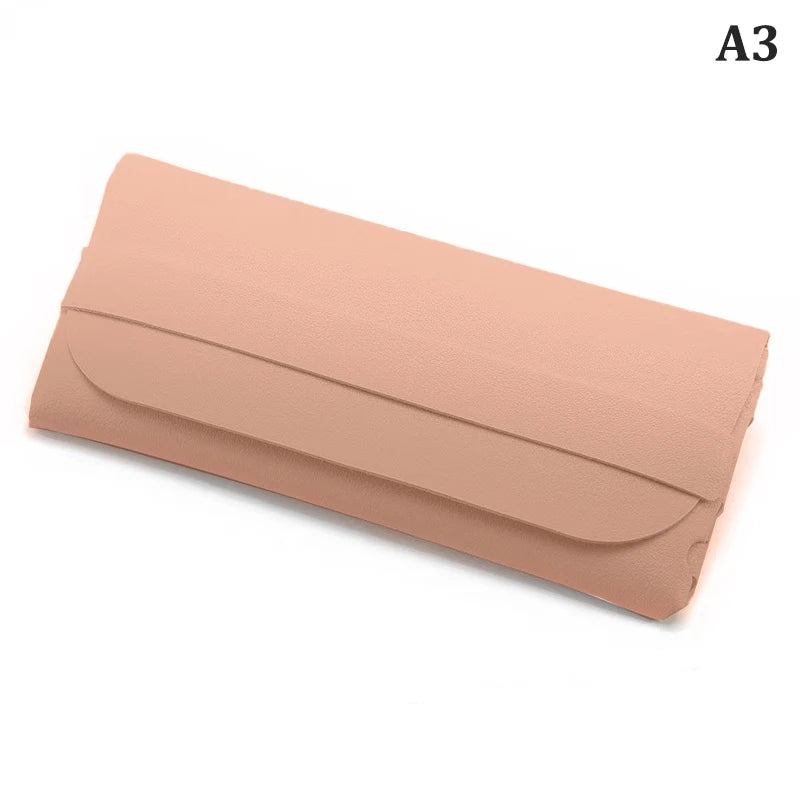 Soft PVC Leather Glasses Case – Sunglasses Storage Box Eyeglasses Case Qst A3