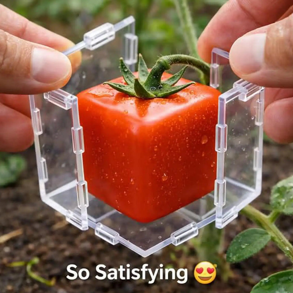 Reusable Vegetable Fruit Shaping Molds – Triangular & Cubic Vegetable Shaping Mold Qme
