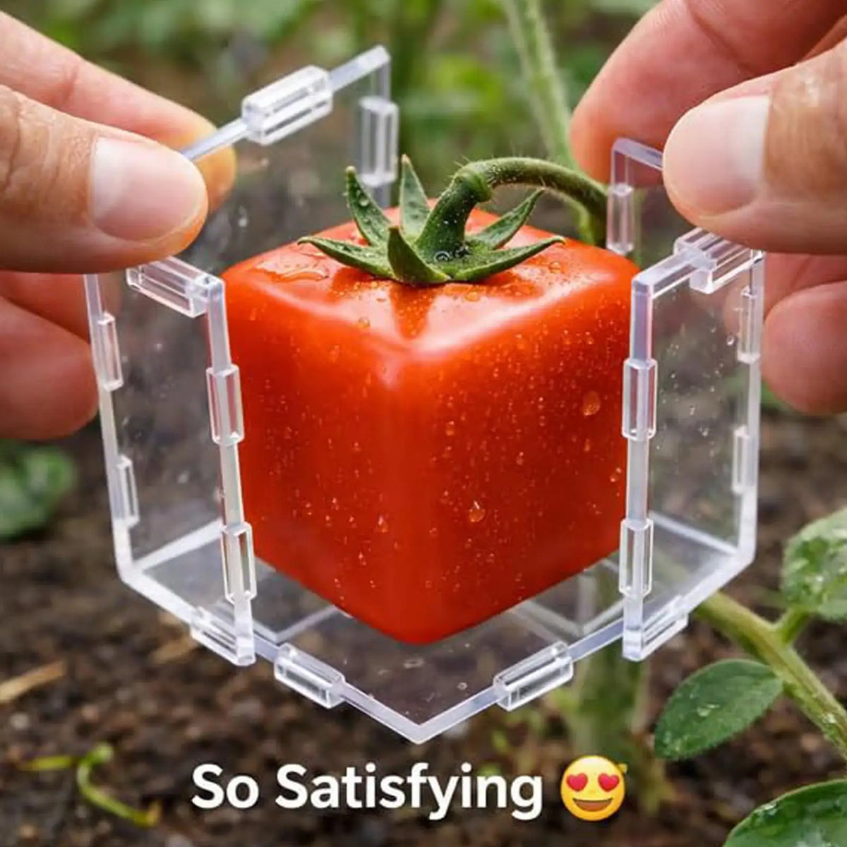 Reusable Vegetable Fruit Shaping Molds – Triangular & Cubic Vegetable Shaping Mold Qme