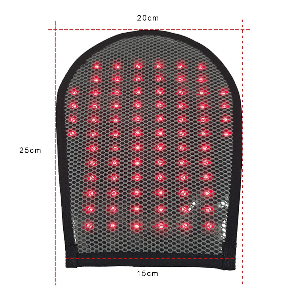 78-LED Red Light Therapy Gloves 660nm 850nm Infrared Warmth Red Light Therapy Gloves Qst