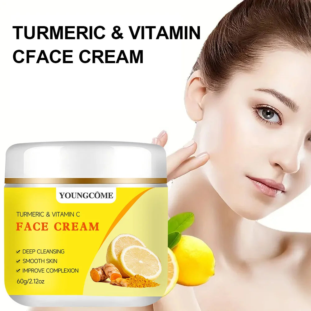 YOUNGCOME Turmeric & Vitamin C Firming Face Cream Face Moisturizer Cream Qst