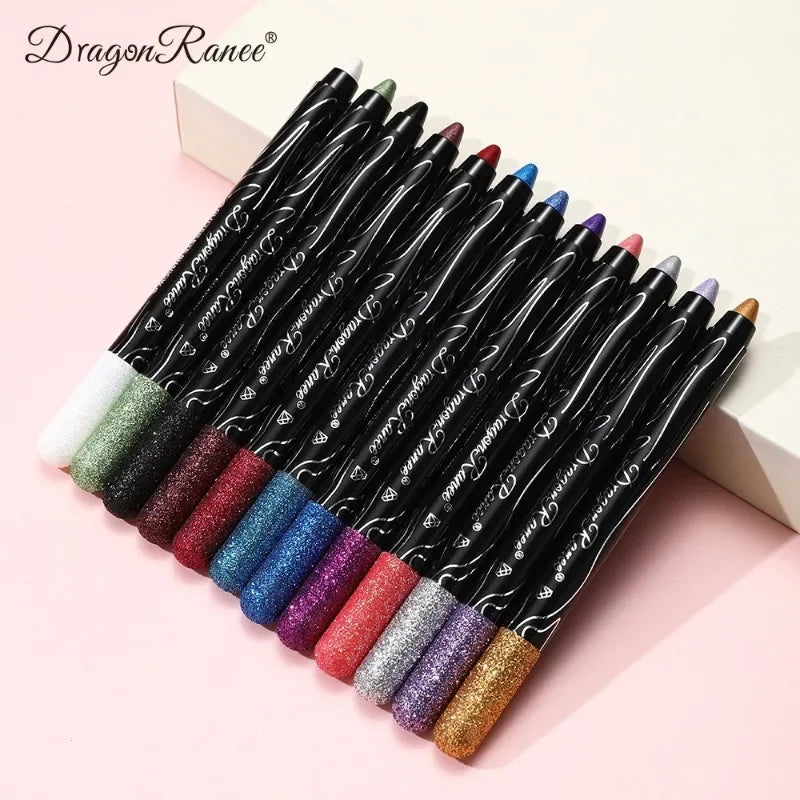 Waterproof Pearlescent Glitter Eyeliner & Eyeshadow Pencil Eyeliner Eyeshadow Pencil Qme