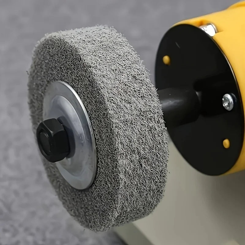 3-Inch Fiber Polishing Wheels 3/8" Bore – Grinder Replacement Polishing Wheel Qme