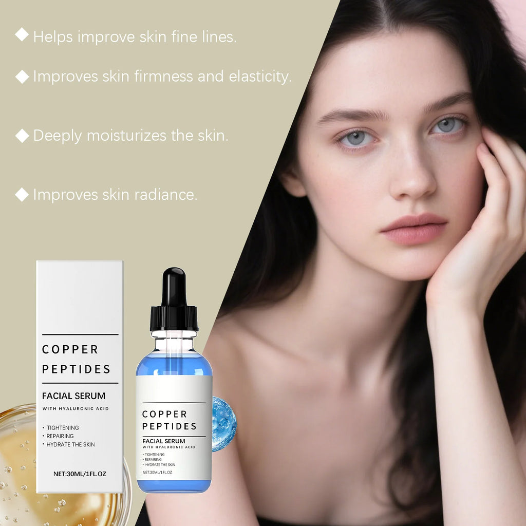 30ml Copper Peptides Face Serum – Firming & Hydrating Face Serum Qst