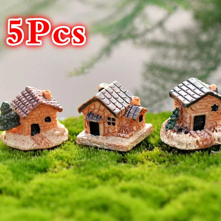 Mini Dollhouse Stone Resin Decorations – DIY Home & Garden Miniature Resin Decor Qme