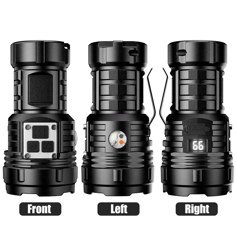 USB Rechargeable EDC Keychain Flashlight 1000LM UV LED Torch LED Keychain Flashlight Qst