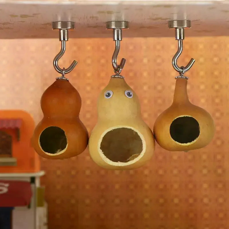 Natural Gourd Jumping Spider House – Magnetic Hanging Hideout Spider Hideout House Qme