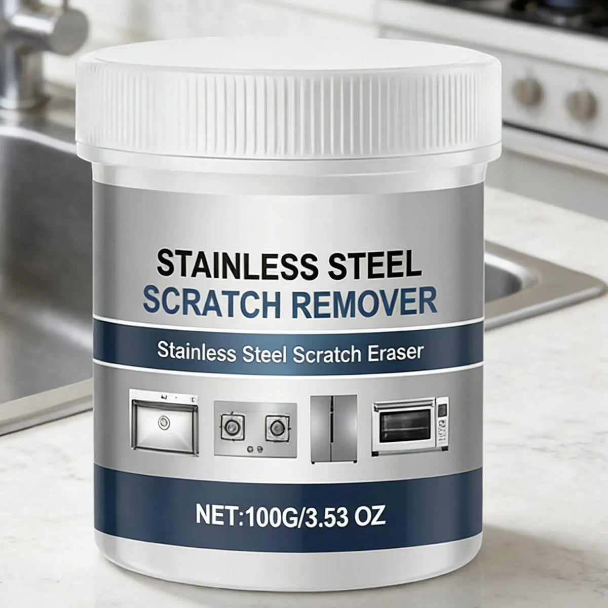 Stainless Steel Rust Remover Polishing Paste 100g Metal Polishing Paste Qme