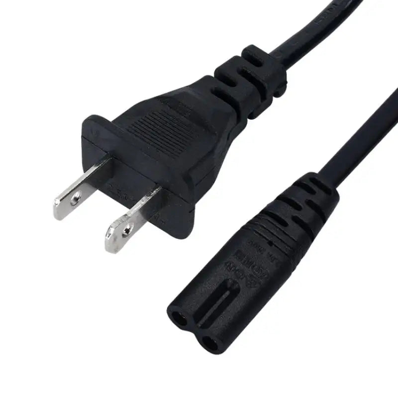 US 2-Pin Figure 8 Power Cable | IEC C7 Cord for Electronics Power Cable Qme