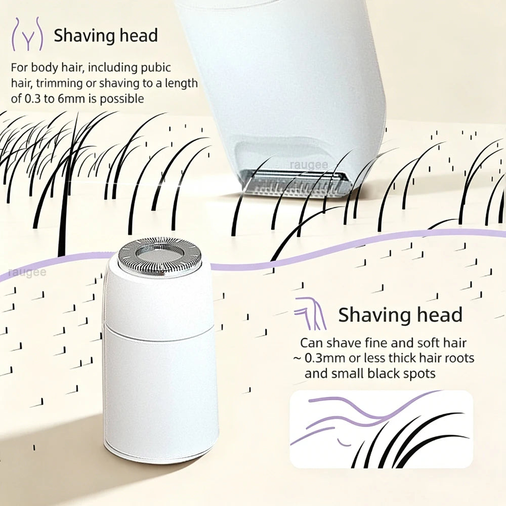 Women's Dual Head Electric Shaver – Body, Face & Bikini Electric Shaver Qst