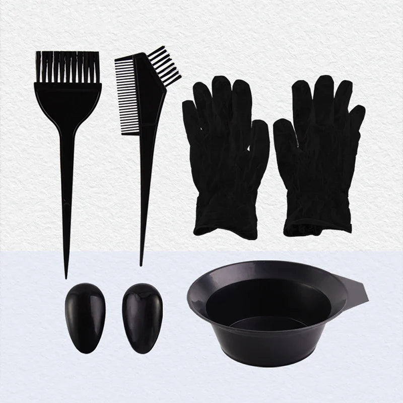 Home Salon Hair Coloring Kit – Comb, Bowl, Brush & Earcap Hair Coloring Kit Qme