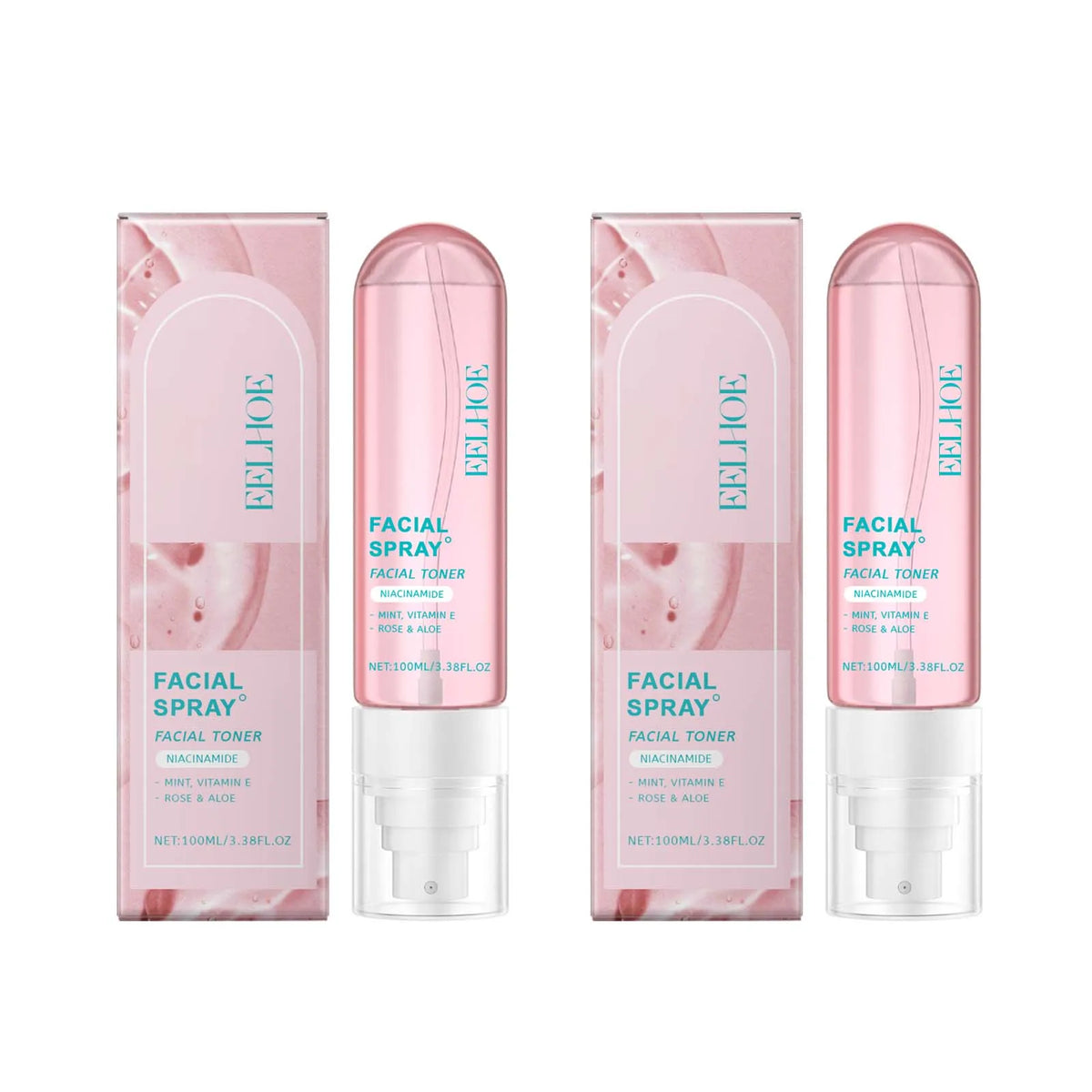 Qme Niacinamide Toner Spray – Brightening & Moisturizing Facial Toner Spray Qme 2Pcs 100ml