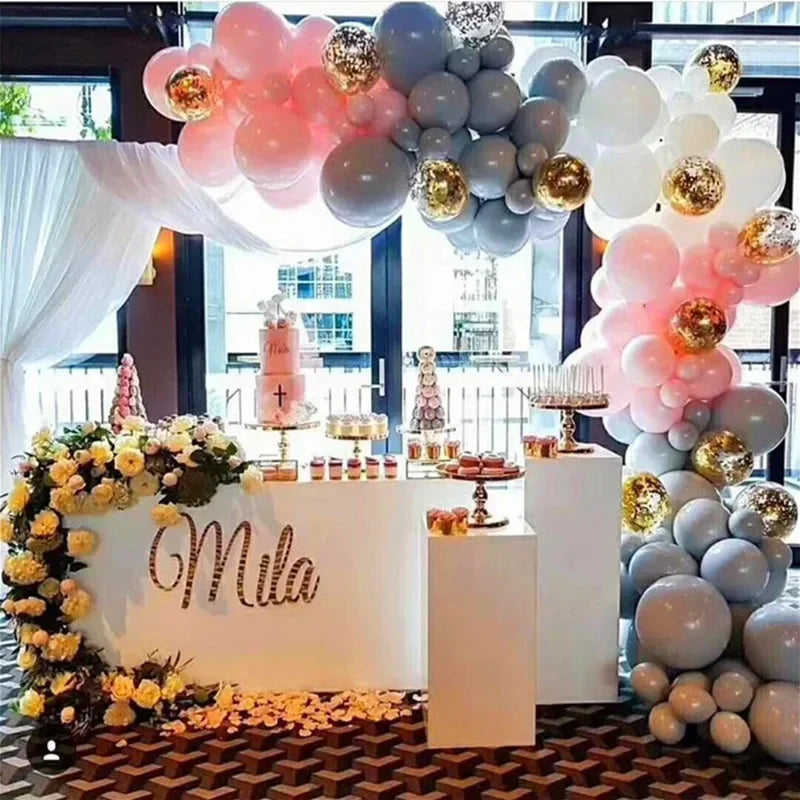 5m Balloon Chain Ribbon Dot – Party, Wedding & Birthday Decor Balloon Decoration Strip Qme