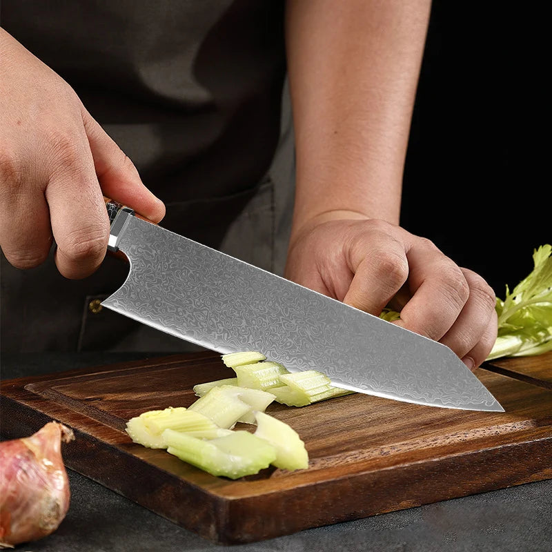 InLeung 67-Layer Damascus Steel Chef Knife Set – VG10 Kitchen Knife Set Qst
