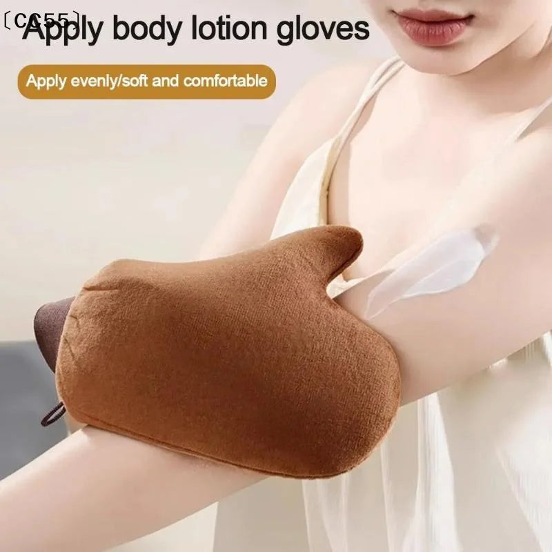 Self Tanning Mitt – Double-Sided Velvet Applicator Glove Self Tanning Mitt Qst