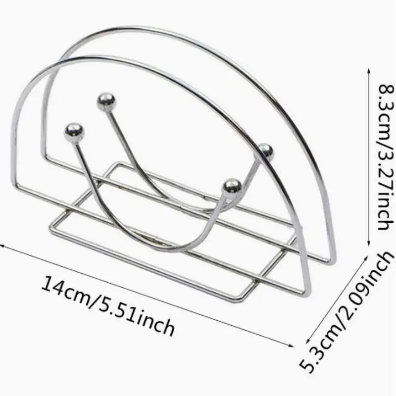 Metal Iron Napkin Holder & Paper Organizer – 7 Colors Napkin Holder Organizer Qme