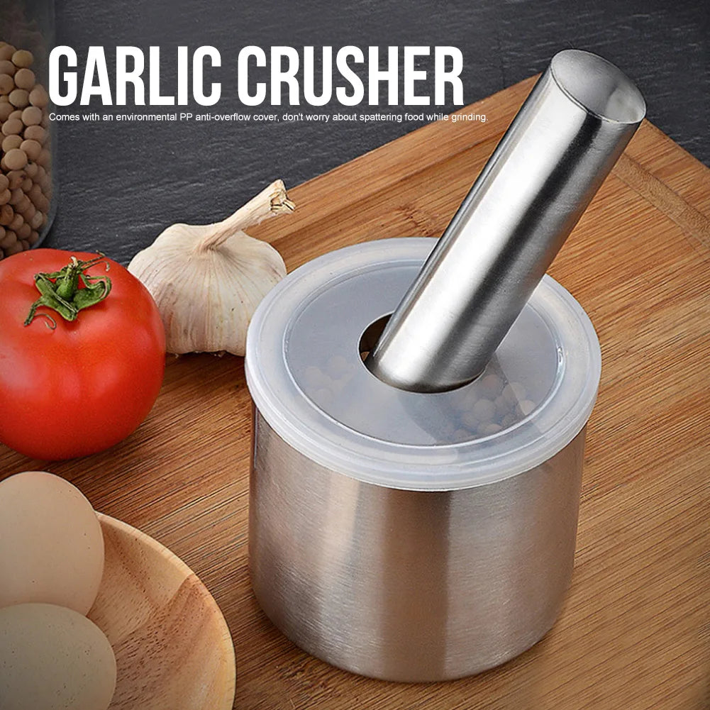 Stainless Steel Manual Garlic Chopper Slicer & Crusher Manual Garlic Chopper Qme