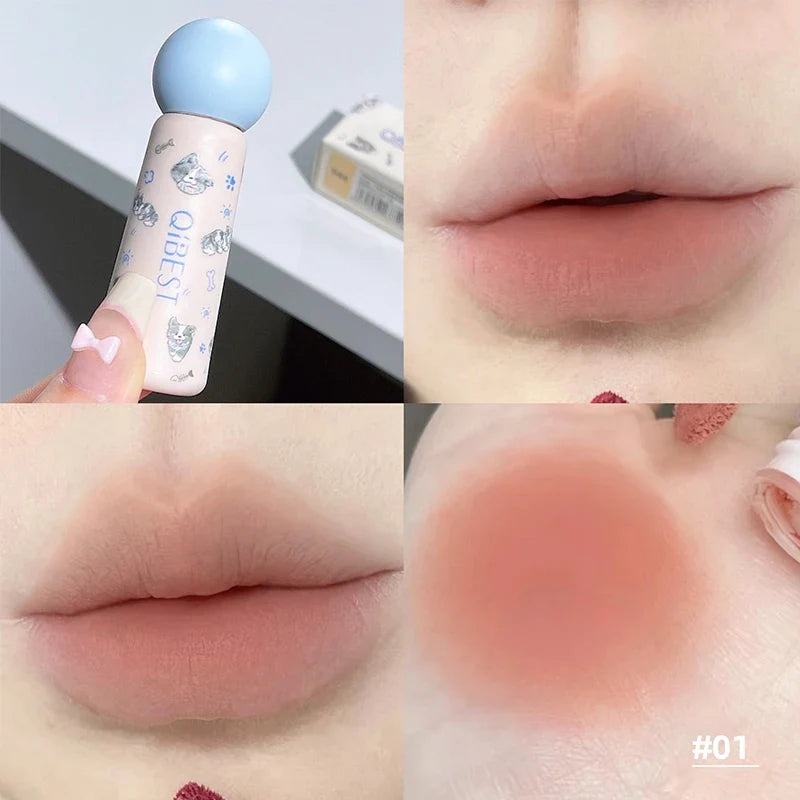 QIBEST Nude Matte Liquid Lipstick – Waterproof, Long-Lasting Liquid Lipstick Qme 01