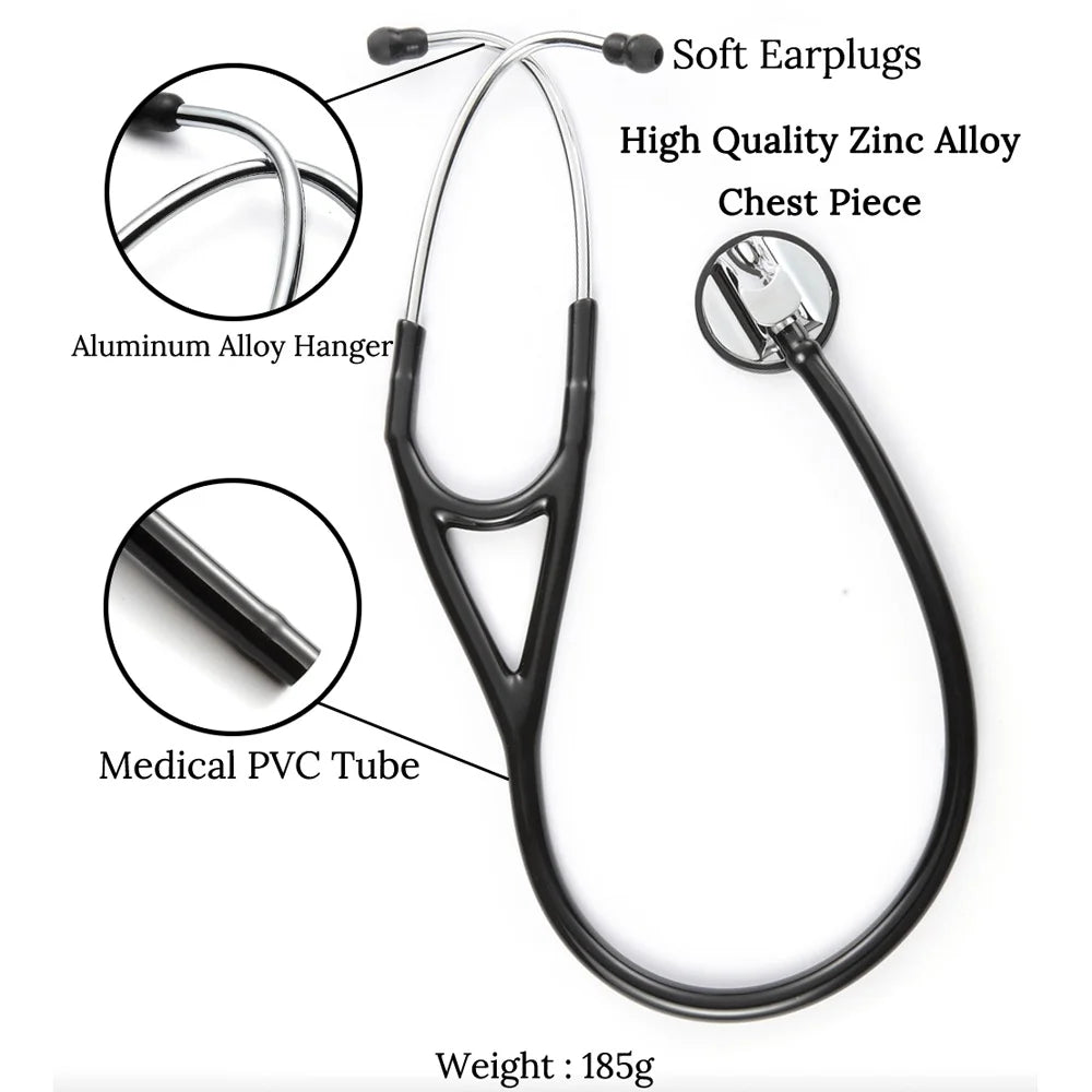 XceeFit Single Head Cardiology Stethoscope – Silver Cardiology Stethoscope Qst