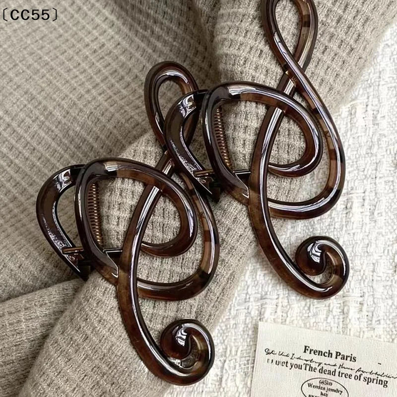 Leopard Möbius Strip Large Hair Claw Clip for Women Hair Claw Clip Qst
