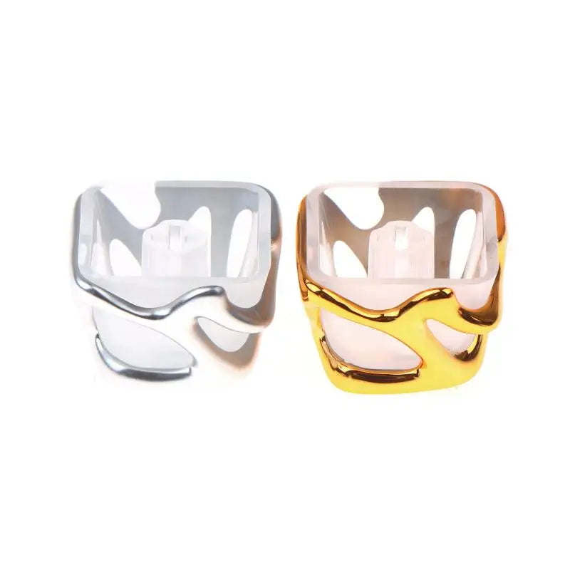104-Key Translucent Metal Texture Mechanical Keyboard Keycaps Mechanical Keycap Set Qme