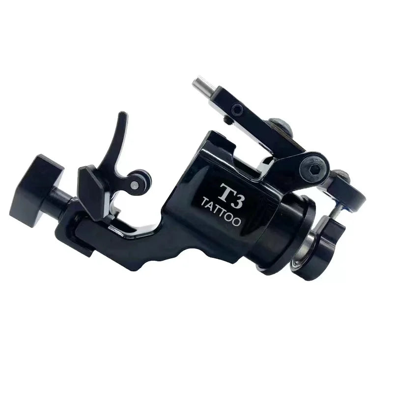 T3 Rotary Tattoo Machine | Adjustable Stroke | 13500 RPM Rotary Tattoo Machine Qme Black