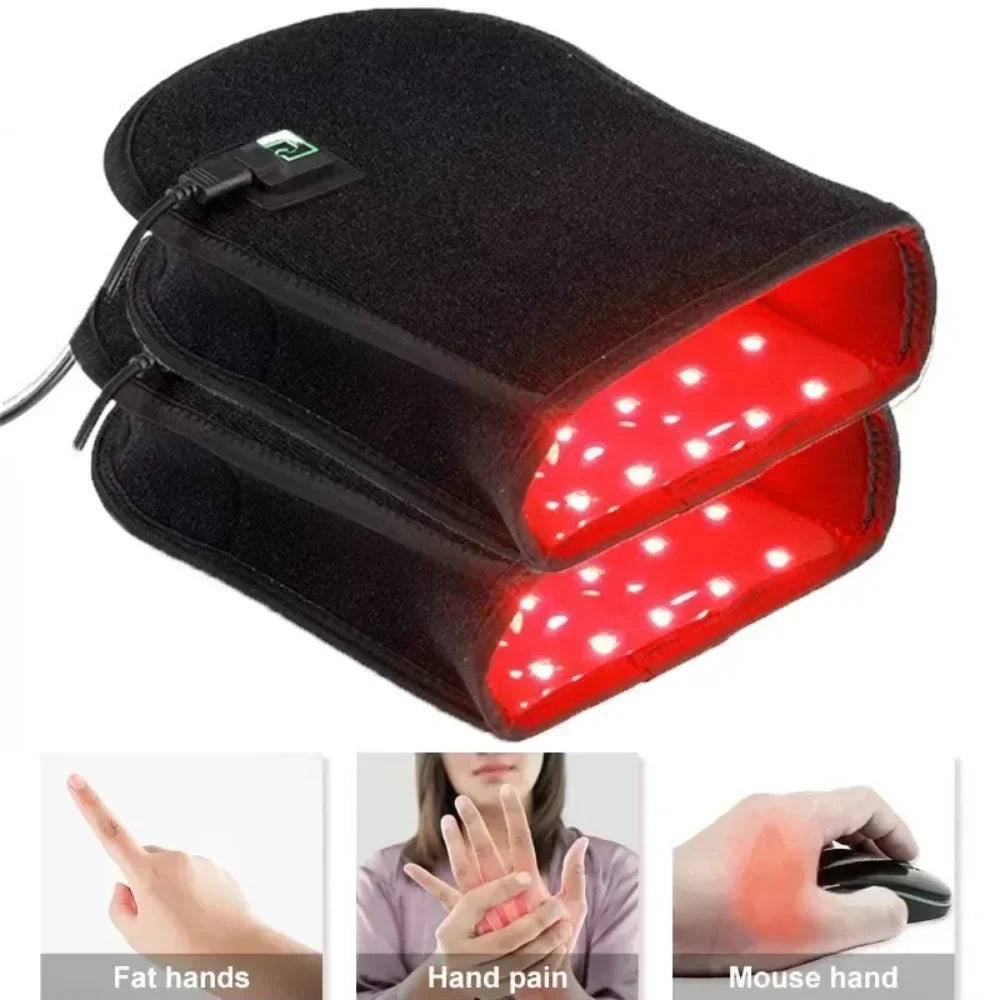 660nm & 850nm Red Light Therapy Gloves | Hand & Finger Care Red Light Therapy Gloves Qst