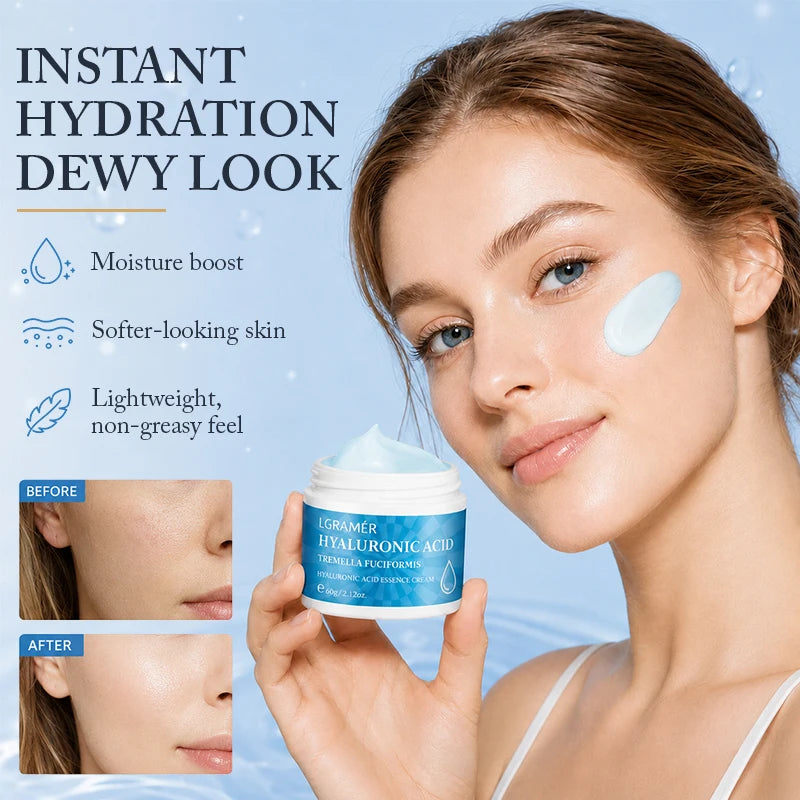 Vitamin C Face Cream with Hyaluronic Acid – Brightening Glow Brightening Face Cream Qst