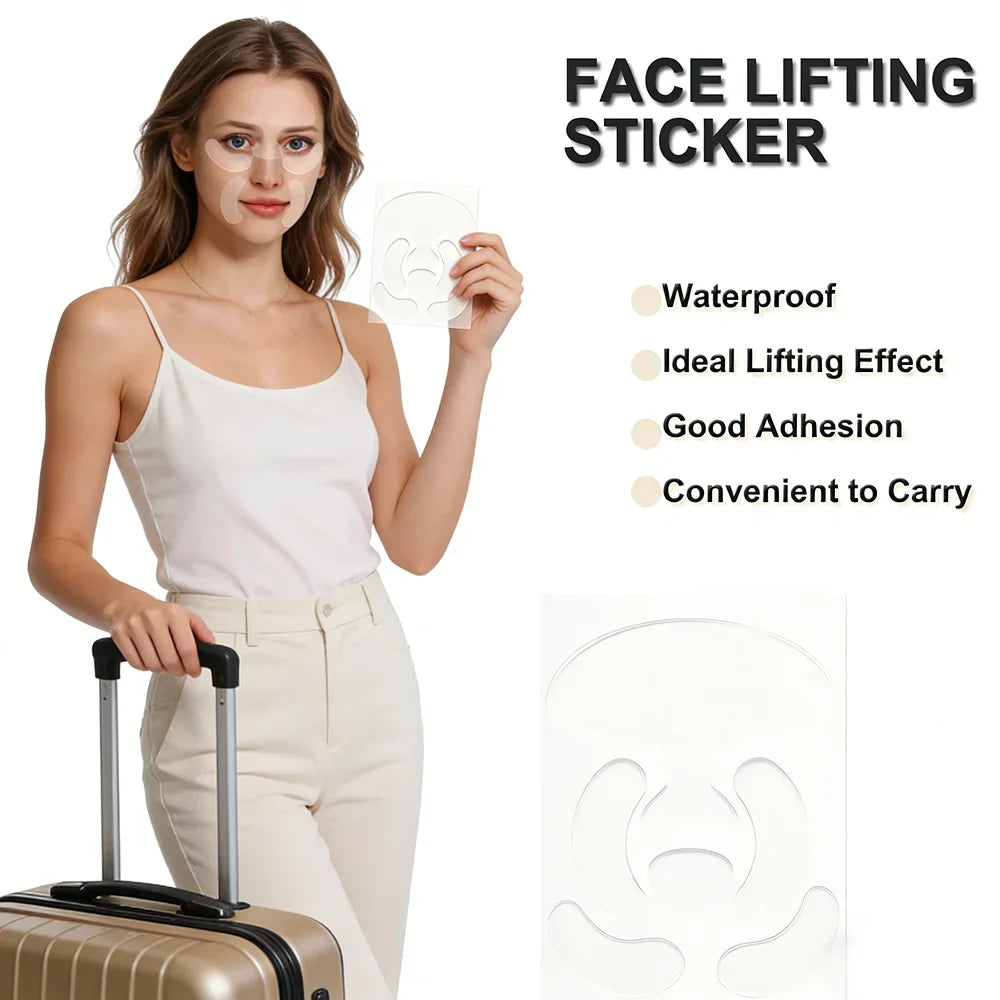 Silicone Reusable Anti-Wrinkle Face Patches | Smoothing Mask Anti-Wrinkle Face Patch Qme